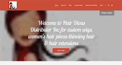 Desktop Screenshot of hairdivasdistributor.com